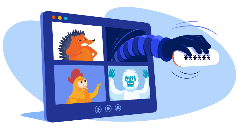 Zoom account data theft