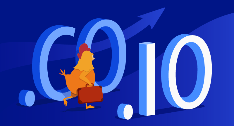Hero image of .CO and .IO domains surge in popularity
