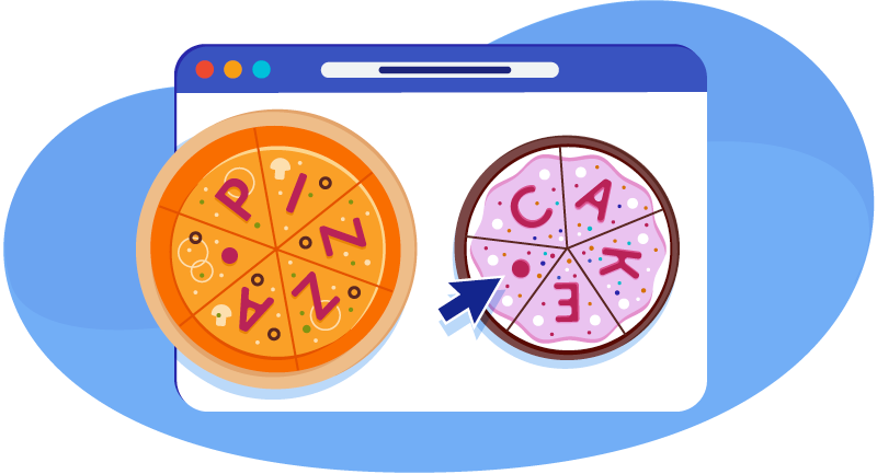 Try a .pizza or a .cake domain
