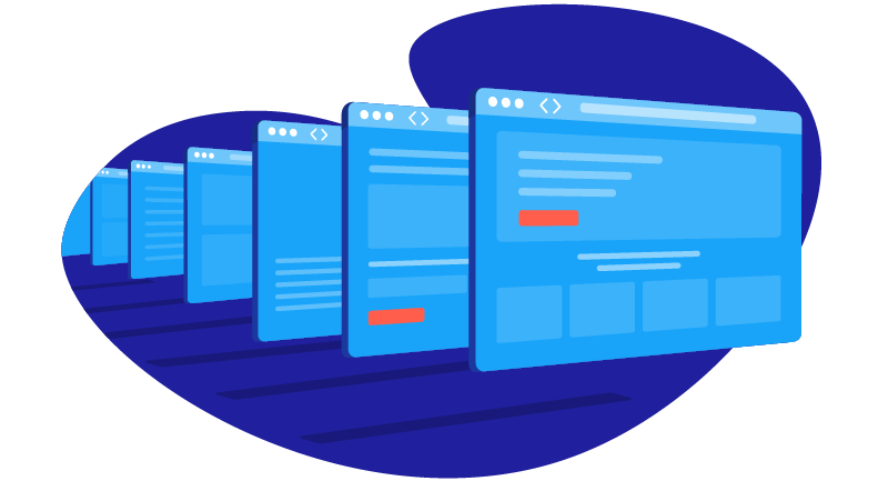 series of web pages in WordPress