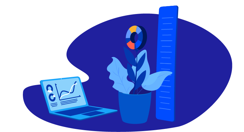 flowering plant growing with WordPress website