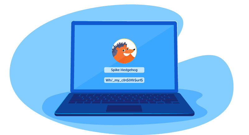 username and password fields on a website