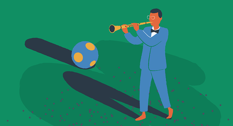 Illustration of Benny Goodman