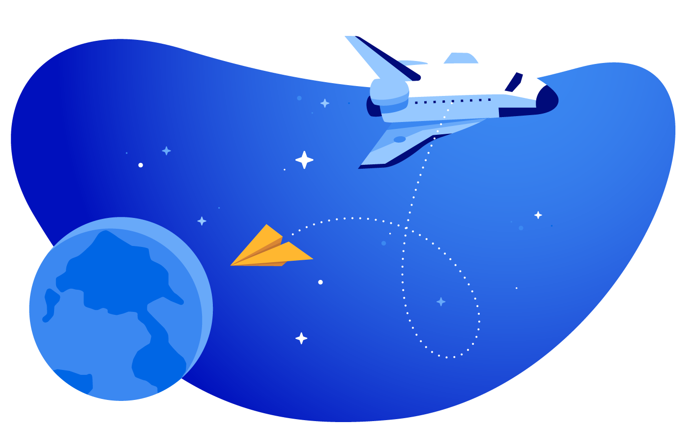 Space shuttle sends paper airplane to earth