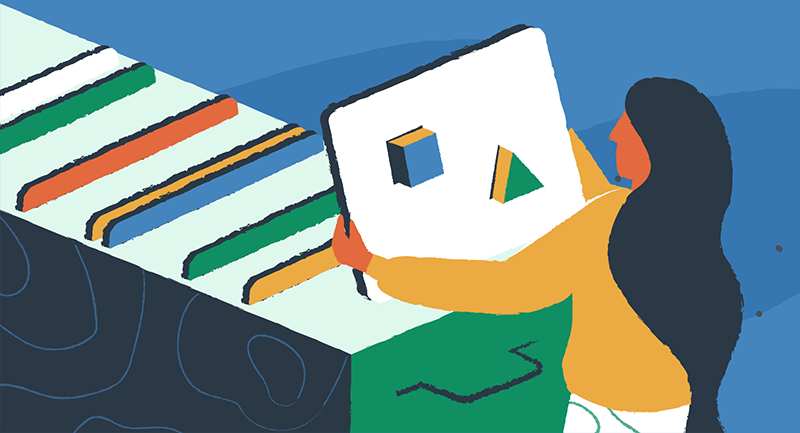 Filing blocks into folders