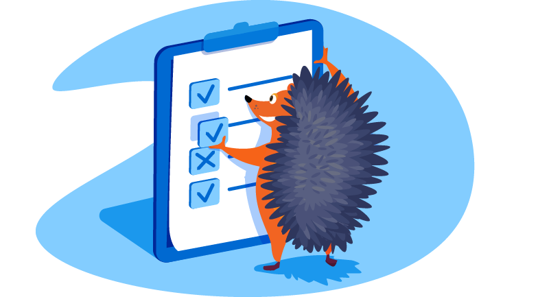 hedgehog adding check box to a list
