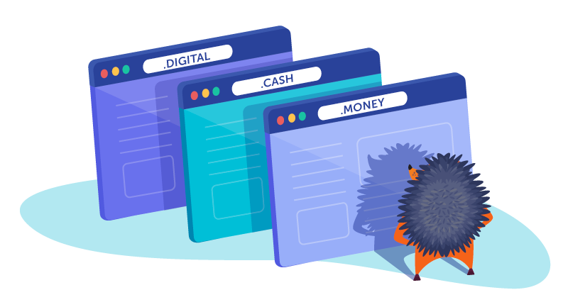 domain options for Ethereum Name Service wallets