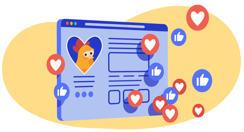 Chicken's profile page