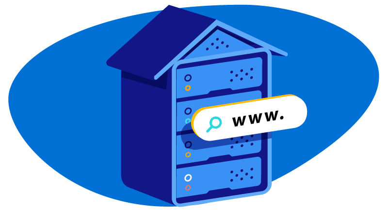 House with domain address