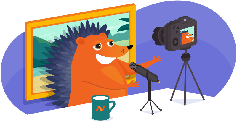Hedgehog recording podcast