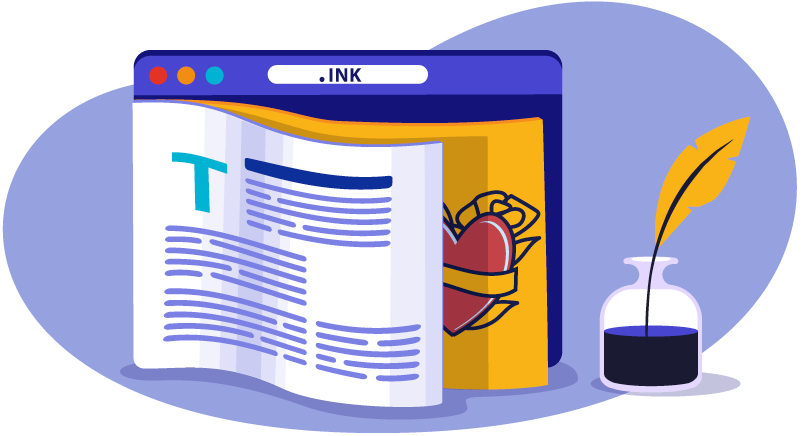 tattoo website using .ink