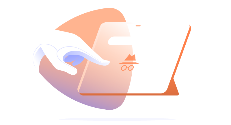 person using a tablet