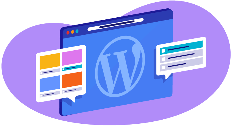 WordPress Quiz Cat illustration