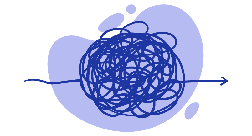 illustration of confusing user flow