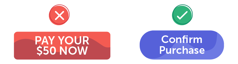 confirm purchase button options