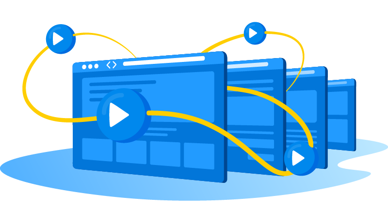 websites with play buttons