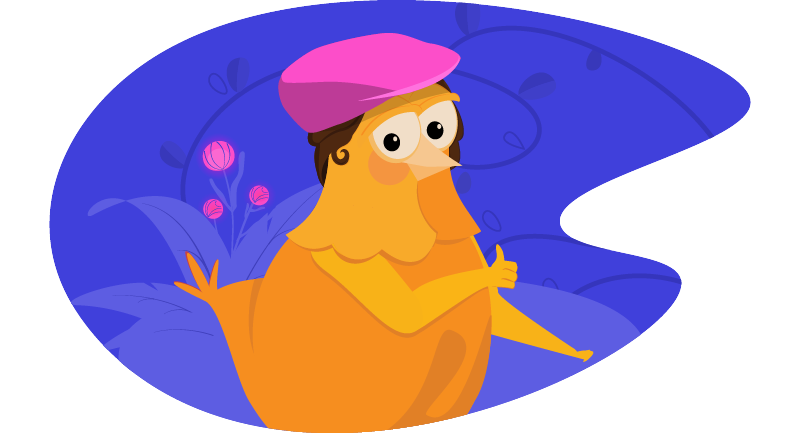 artistic chicken