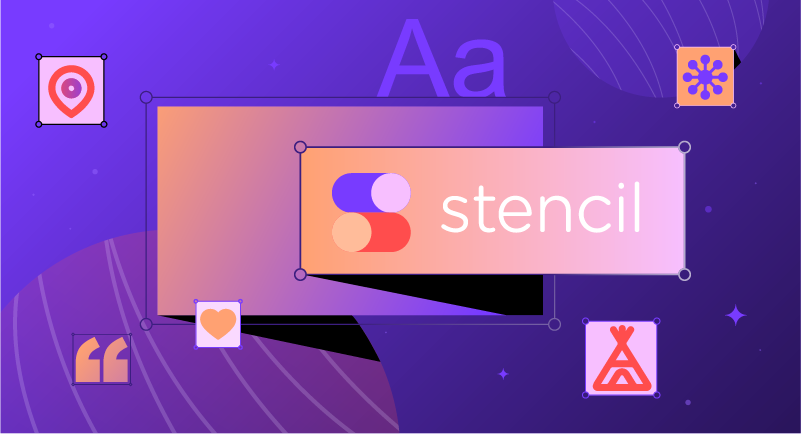 Hero image of Create captivating graphic designs with Stencil
