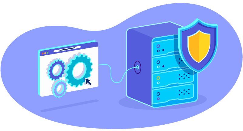 website connected to traditional VPS hosting