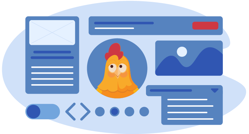 illustration of well-designed website