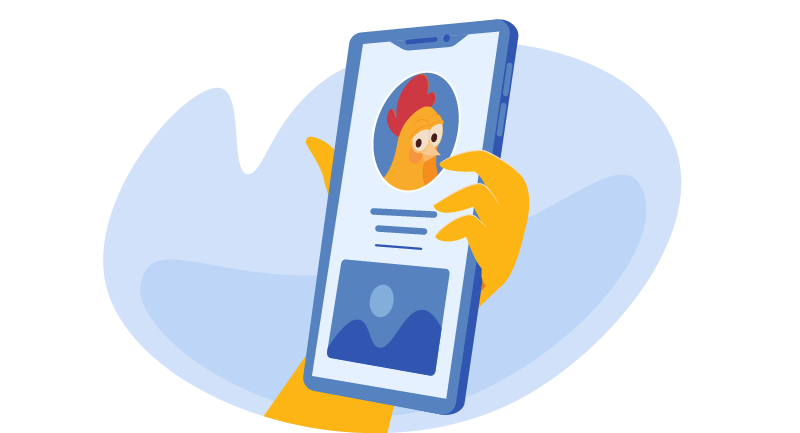 illustration of mobile design