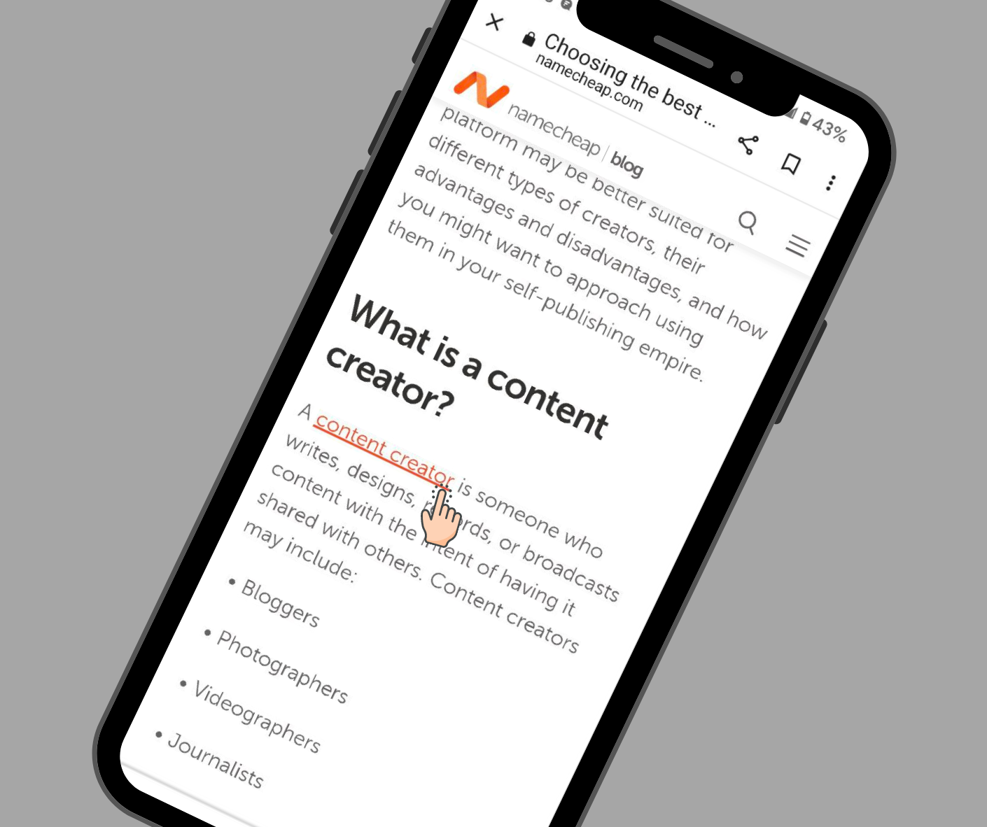 image of underlined links