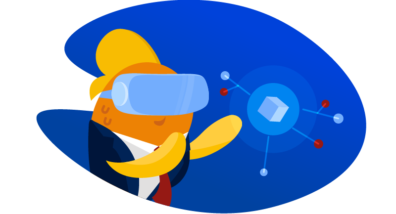 Goldfish trying virtual reality