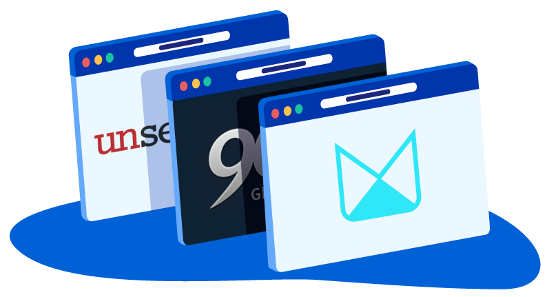 illustration of three CSS frameworks