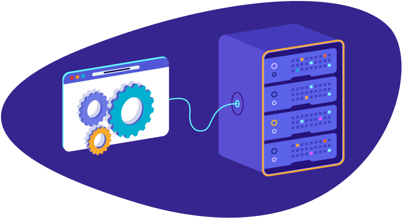 What is dedicated hosting image