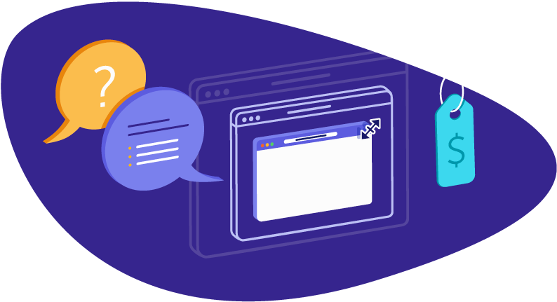 Chat support, price tag