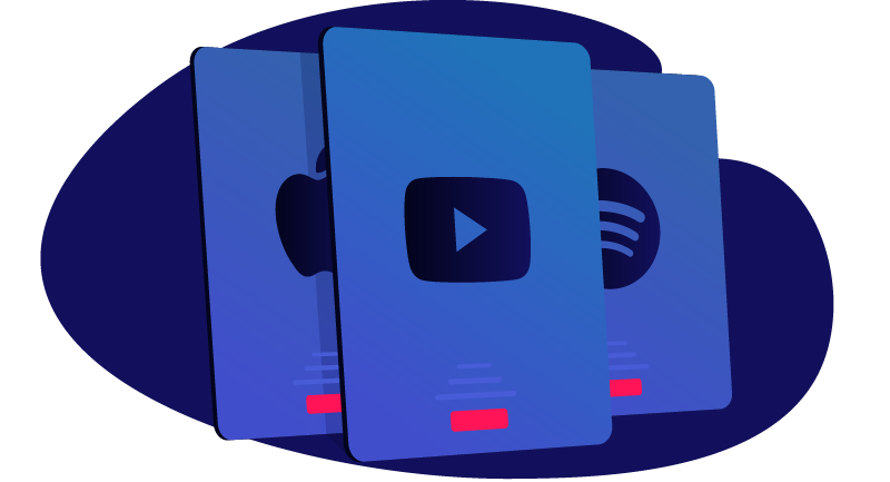 Different platform play buttons