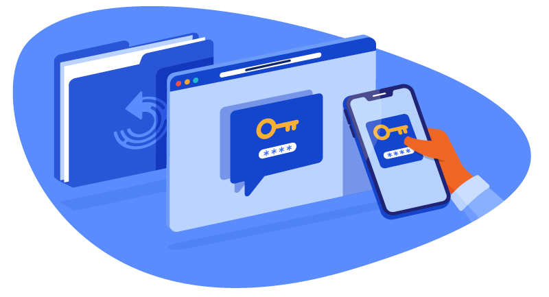 illustration of strong passwords
