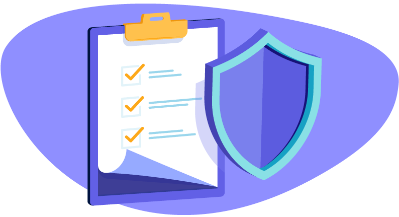 Checklist and shield