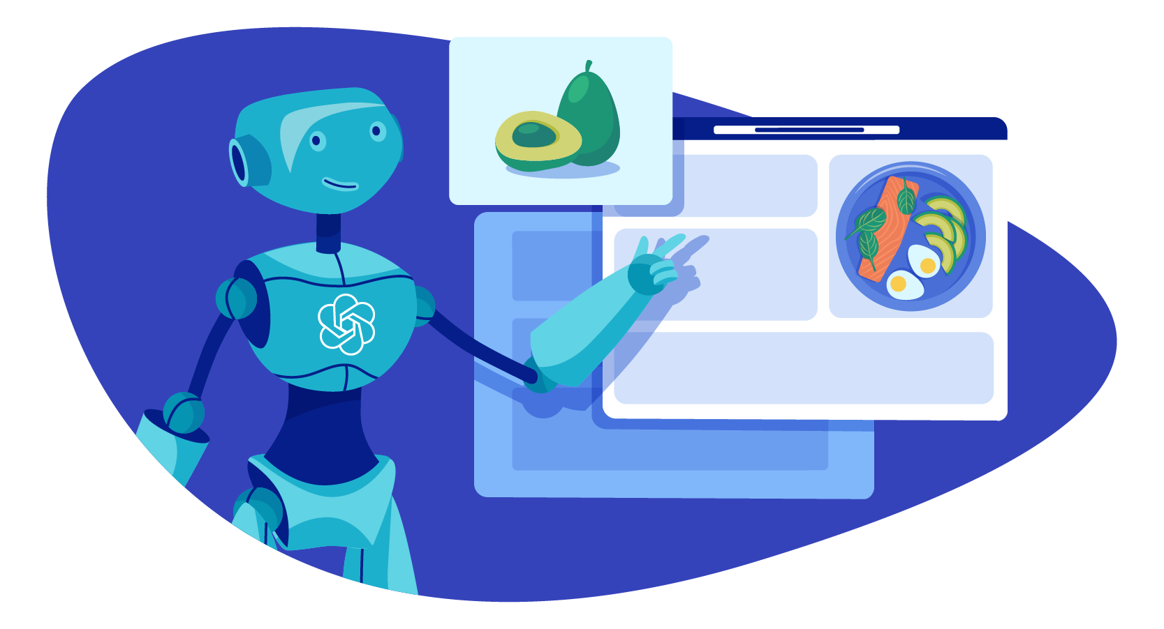 AI engaged in nutrition coaching