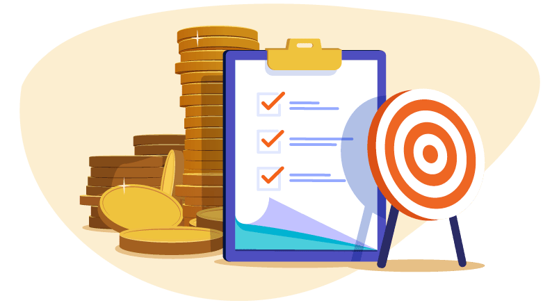 Checklist and target for social media