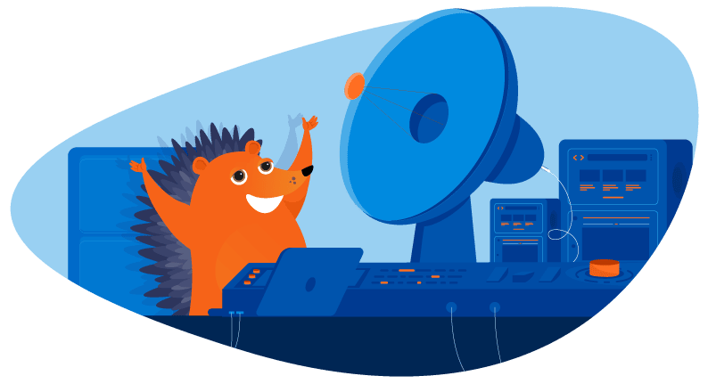 Hedgehog uses .co domain
