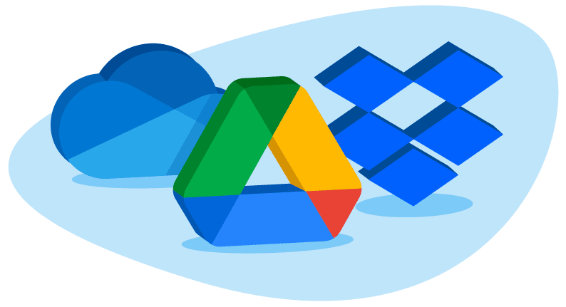 logos of cloud-based backup systems