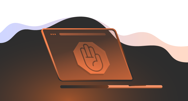 hand blocking content on screen