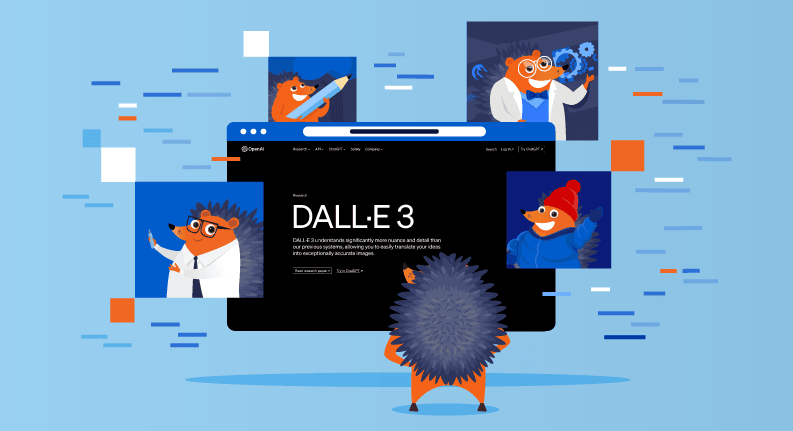 Hero image of GPT’s lesser-known sibling: DALL-E and visual AI