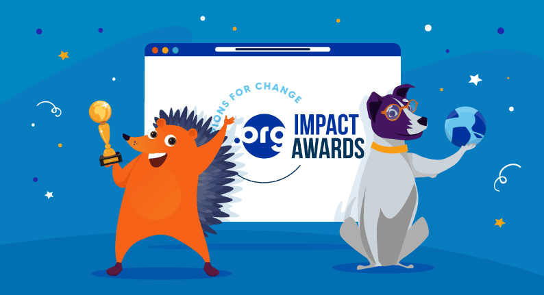 Hero image of Our winners of the 2023 .ORG Impact Awards