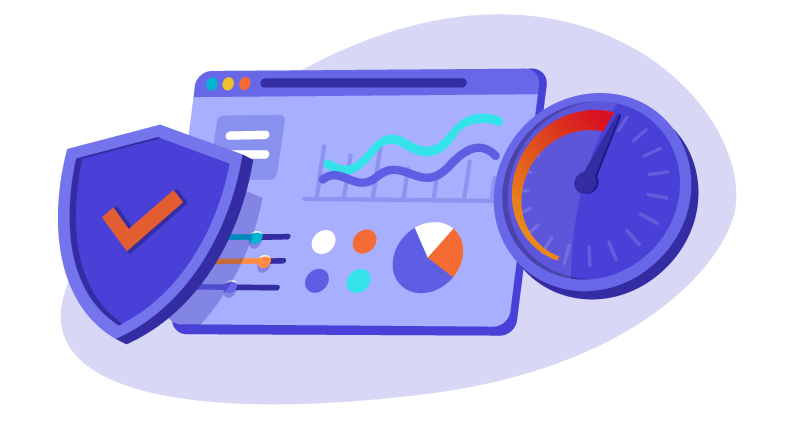 Illustration suggesting security and speed for local AIs