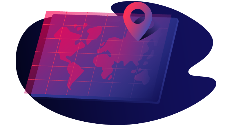 illustration of geolocation