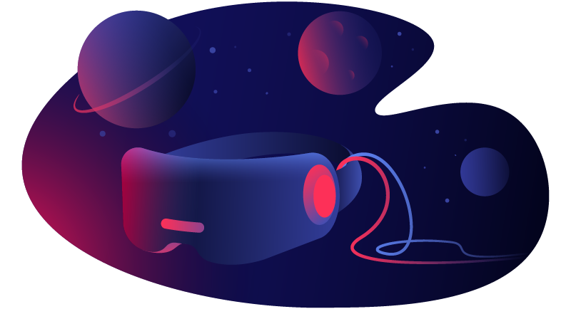 Illustration of VR