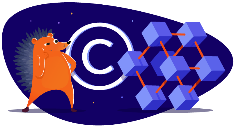 Hedgehog contemplating copyright implications of Web 3.0