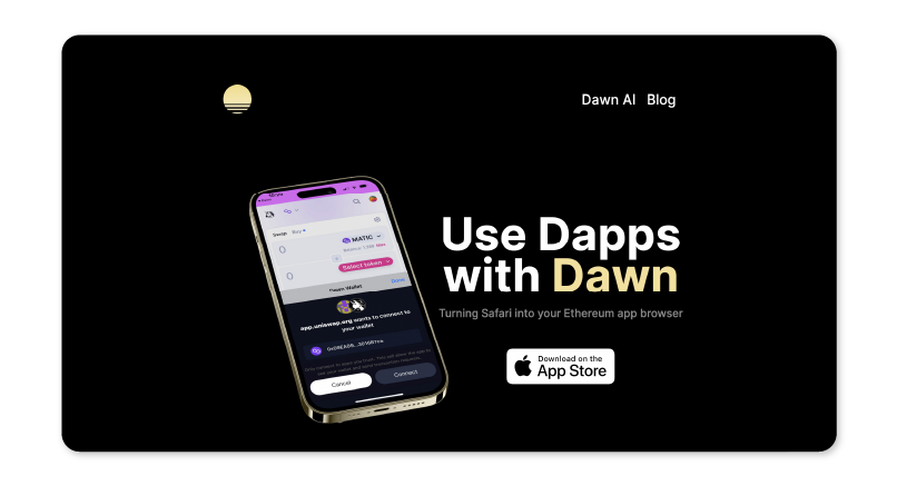 DawnWallet.xyz screenshot
