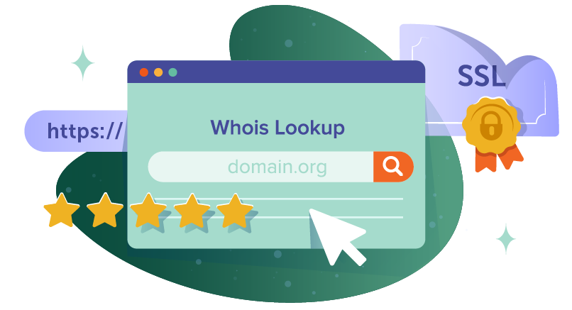 Illustration of Whois lookup
