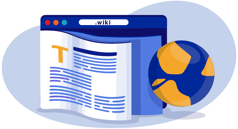 Illustration of collaboration using .wiki