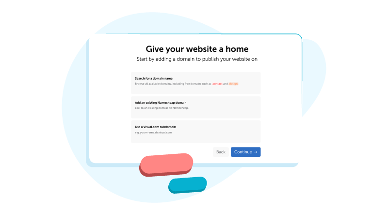Illustration: give your website a home
