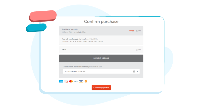 Illustration: confirm purchase