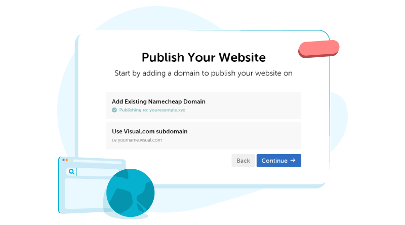 Illustration: Publish your website